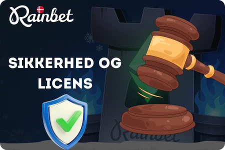 Sikkerhed og Curacao-licens i Rainbet-appen