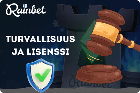 Turvallisuus ja Curacao-lisenssi Rainbet-sovelluksessa